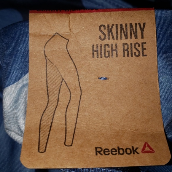 Nwt reebok blue camo skinny high rise leggings - Picture 5 of 5